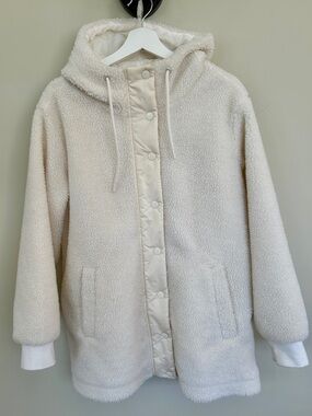 Levi’s Teddy Cream  Hooded Jacket